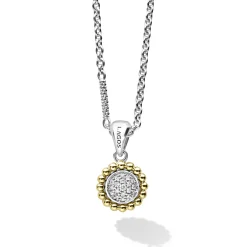 Diamonds<LAGOS Two-Tone Diamond Pendant Necklace
