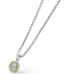 Diamonds<LAGOS Two-Tone Diamond Pendant Necklace