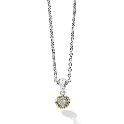 Diamonds<LAGOS Two-Tone Diamond Pendant Necklace