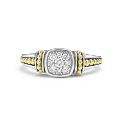 Diamonds<LAGOS Two-Tone Diamond Ring