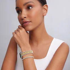 Watch Bracelets<LAGOS Two-Tone Diamond Smart Caviar Gift Set