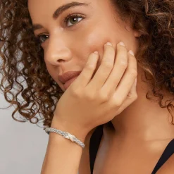 Two-Tone<LAGOS Two-Tone Diamond X Caviar Bracelet | 6Mm