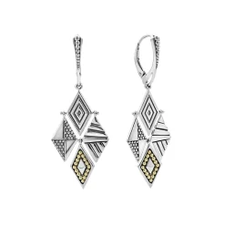 Drop Earrings<LAGOS Two-Tone Drop Earrings
