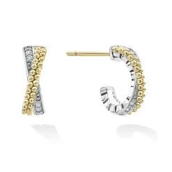 Stacking Rings<LAGOS Two-Tone Huggie Earring Gift Set