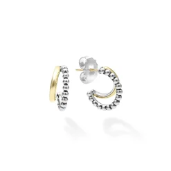 Two-Tone<LAGOS Two-Tone Huggie Earring Gift Set