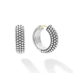 Huggie Earrings<LAGOS Two-Tone Huggie Earring Gift Set