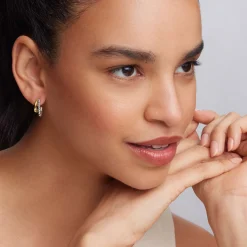 Two-Tone<LAGOS Two-Tone Huggie Earrings