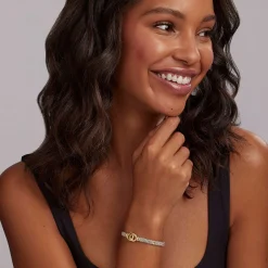 Two-Tone<LAGOS Two-Tone Interlocking Caviar Bracelet | 6Mm