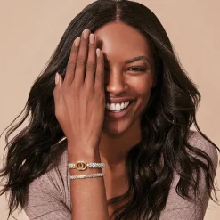 Two-Tone<LAGOS Two-Tone Interlocking Caviar Bracelet | 9Mm