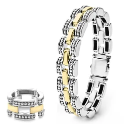 Two-Tone<LAGOS Two-Tone Link Gift Set