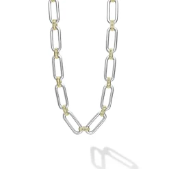 Chains<LAGOS Two-Tone Link Necklace