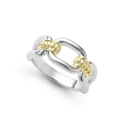 Two-Tone<LAGOS Two-Tone Link Ring
