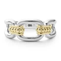 Two-Tone<LAGOS Two-Tone Link Ring