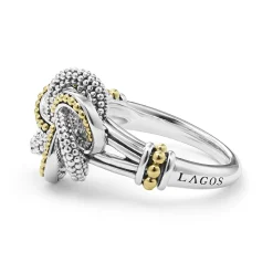 Statement Rings<LAGOS Two-Tone Love Knot Ring
