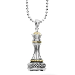 Two-Tone<LAGOS Two-Tone Queen Pendant Necklace