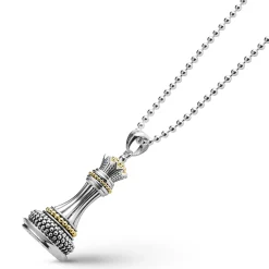 Two-Tone<LAGOS Two-Tone Queen Pendant Necklace