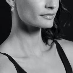 Diamonds<LAGOS Two-Tone Star Diamond Drop Earrings