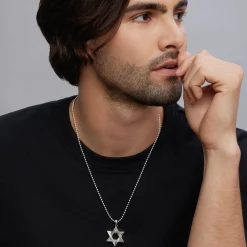 Necklaces & Chains<LAGOS Two-Tone Star Of David Amulet Necklace