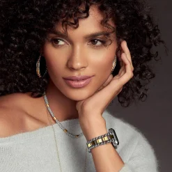 Caviar Necklaces<LAGOS Two-Tone Station Caviar Necklace | 5Mm