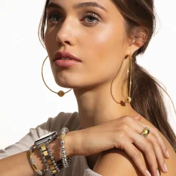 Two-Tone<LAGOS Two-Tone Station Caviar Ring