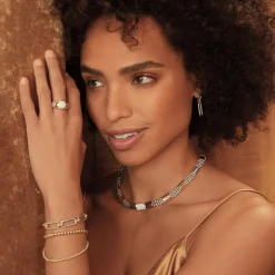 Diamonds<LAGOS Two-Tone Station Diamond Necklace