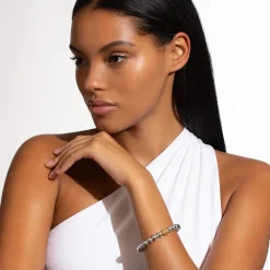 Two-Tone<LAGOS Two-Tone Stretch Bead Bracelet