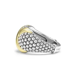 Two-Tone<LAGOS Two-Tone X Caviar Dome Ring