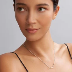 Diamonds<LAGOS Two-Tone X Diamond Necklace