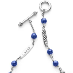 Silver<LAGOS Ultramarine Beaded Bracelet