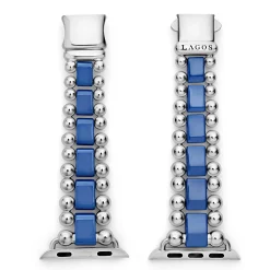 Watch Bands<LAGOS Ultramarine Ceramic And Stainless Steel Watch Bracelet-38-45Mm