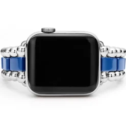 Watch Bands<LAGOS Ultramarine Ceramic And Stainless Steel Watch Bracelet-38-45Mm