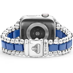 Watch Bands<LAGOS Ultramarine Ceramic And Stainless Steel Watch Bracelet-38-45Mm
