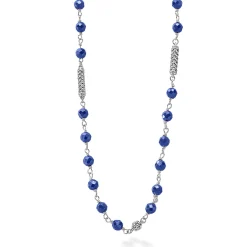 Gemstones<LAGOS Ultramarine Ceramic Beaded Necklace