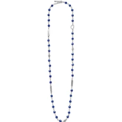 Silver<LAGOS Ultramarine Ceramic Beaded Necklace