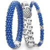 Silver<LAGOS Ultramarine Ceramic Caviar Bracelet Gift Set
