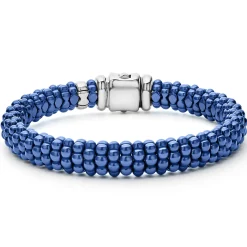 Silver<LAGOS Ultramarine Ceramic Caviar Bracelet Gift Set