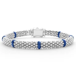 Two-Tone<LAGOS Ultramarine Ceramic Caviar Bracelet Gift Set