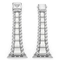 Watch Bracelets<LAGOS White Ceramic And Stainless Steel Watch Bracelet-42-49Mm