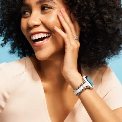 Watch Bracelets<LAGOS White Ceramic And Stainless Steel Watch Bracelet-38-45Mm