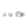 Two-Tone<LAGOS White Topaz Caviar Gift Set
