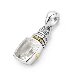 Two-Tone<LAGOS White Topaz Pendant