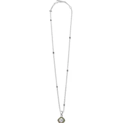 Gemstones<LAGOS White Topaz Pendant Necklace