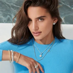 Gemstones<LAGOS White Topaz Pendant Necklace