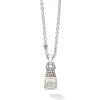 Gemstones<LAGOS White Topaz Pendant Necklace