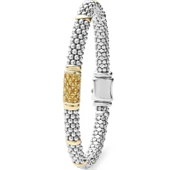 Gemstones<LAGOS Yellow Sapphire Caviar Bracelet | 6Mm